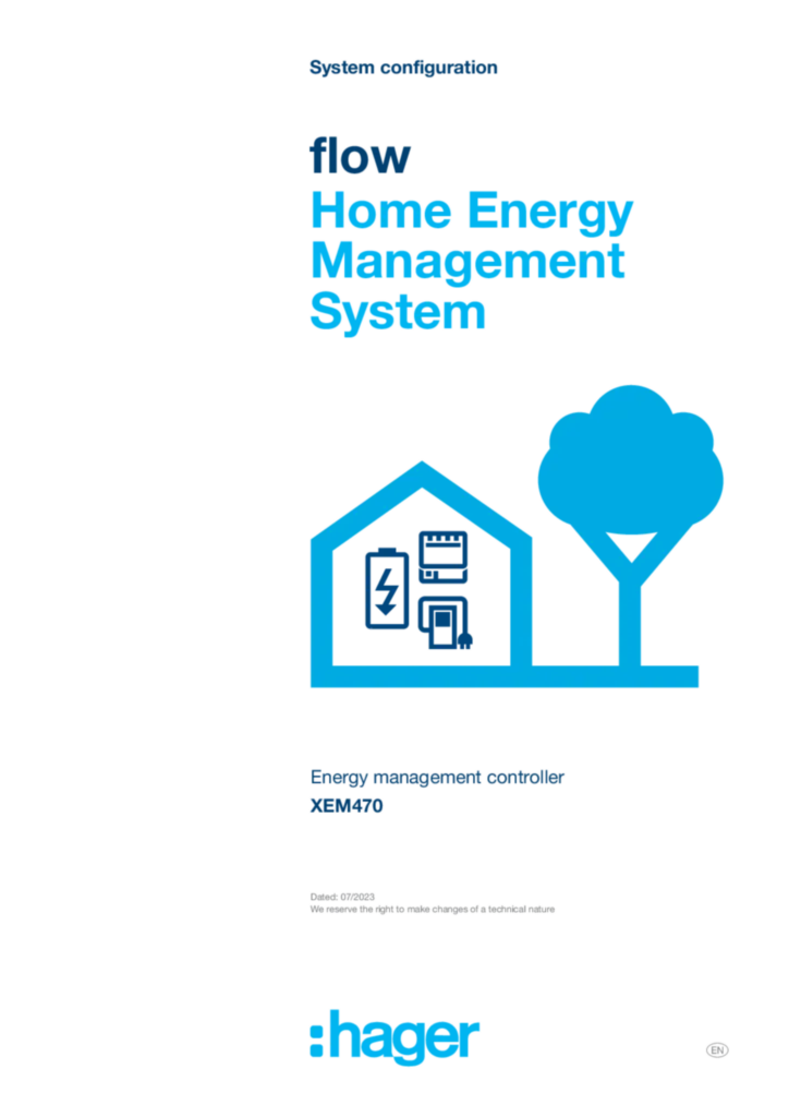 Image System configuration flow - Home Energy Management System (EN, 2023-07) | Hager Suisse