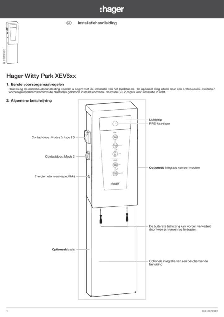 Image Guide d'installation nl-NL 2023-08-31 | Hager Belgique