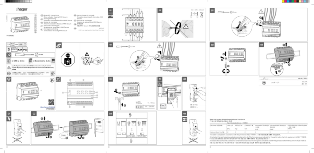 Bild Montageanleitung zh-CN, en-GB, es-ES, fr-FR, de-DE, it-IT, nl-NL, pt-PT 2023-08-30 | Hager Deutschland