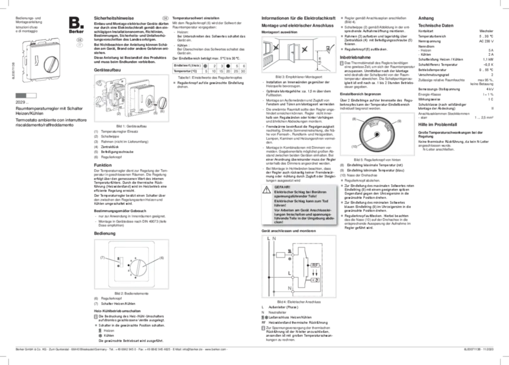 Bild Montageanleitung de-DE, it-IT 2021-05-26 | Hager Deutschland