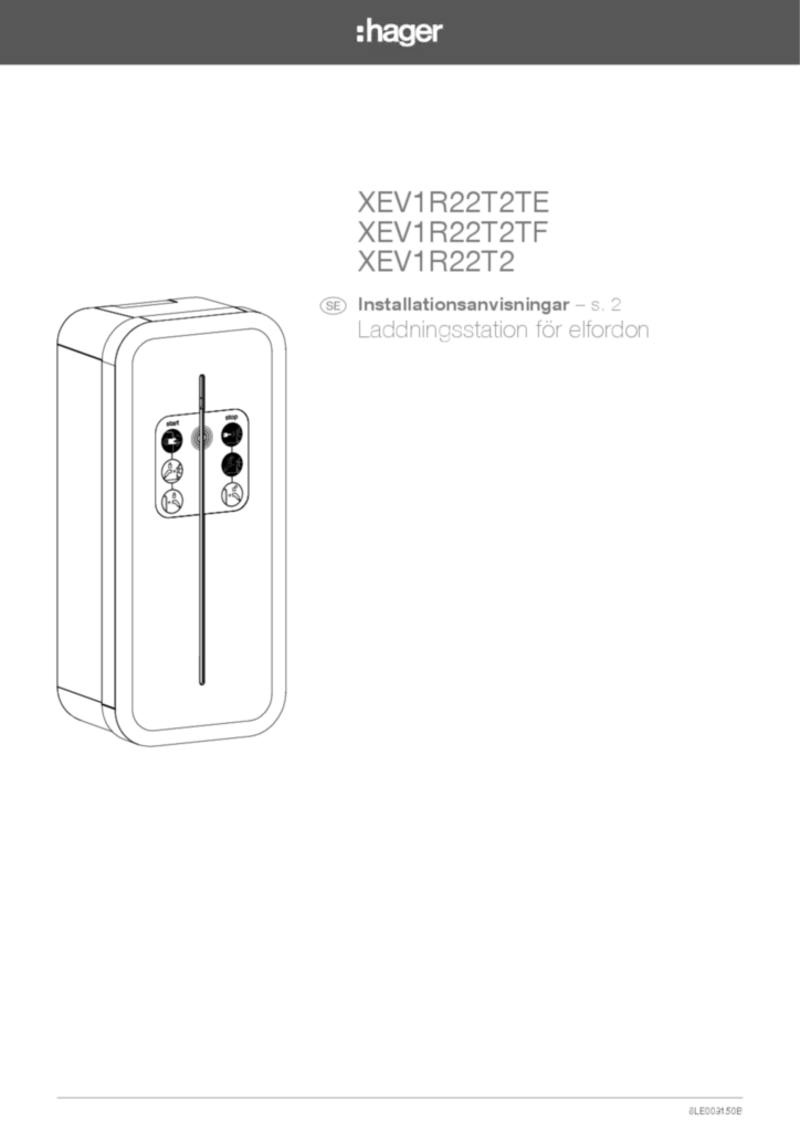 Bild Manual sv-SE 2023-08-28 | Hager Sverige