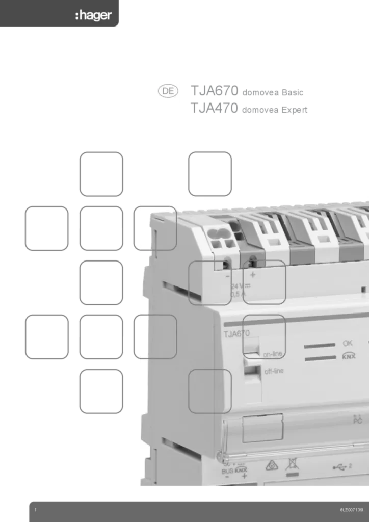 Image Installationshandbuch domovea (DE) | Hager Suisse