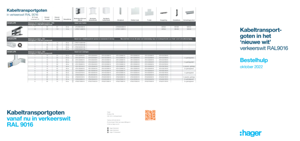 Afbeelding Kabelmanagement LF Transportgoten Bestelhulp | Hager Nederland