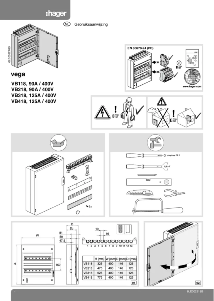 Afbeelding Installatiehandleiding nl-NL 2023-12-15 | Hager Nederland