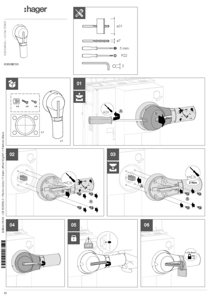 Image Guide d'installation  International 2024-06-06 | Hager Suisse