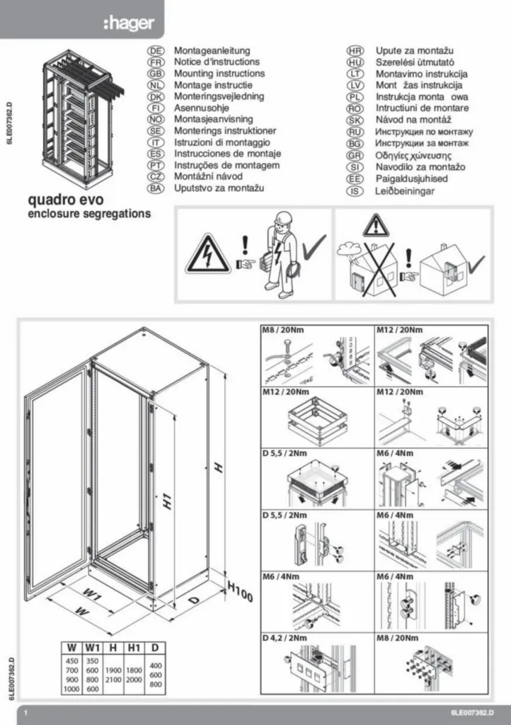 Image Guide d'installation  International 2024-01-12 | Hager France