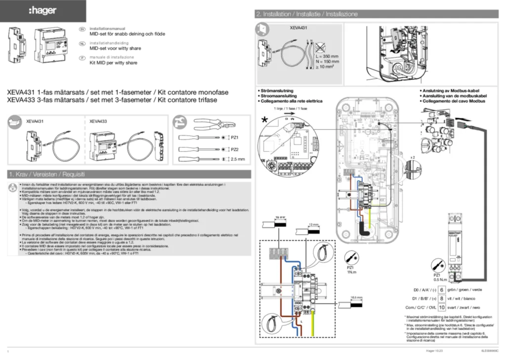 Bild Manual sv-SE, nl-NL, it-IT 2023-10-19 | Hager Sverige