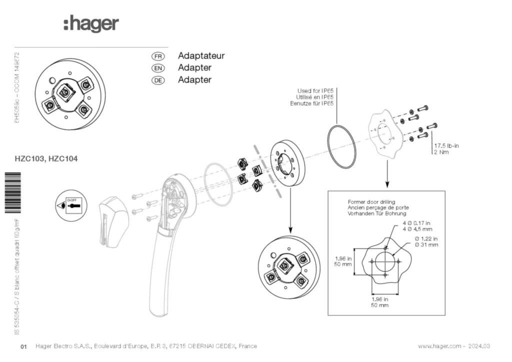 Image Guide d'installation  International 2024-03-19 | Hager France