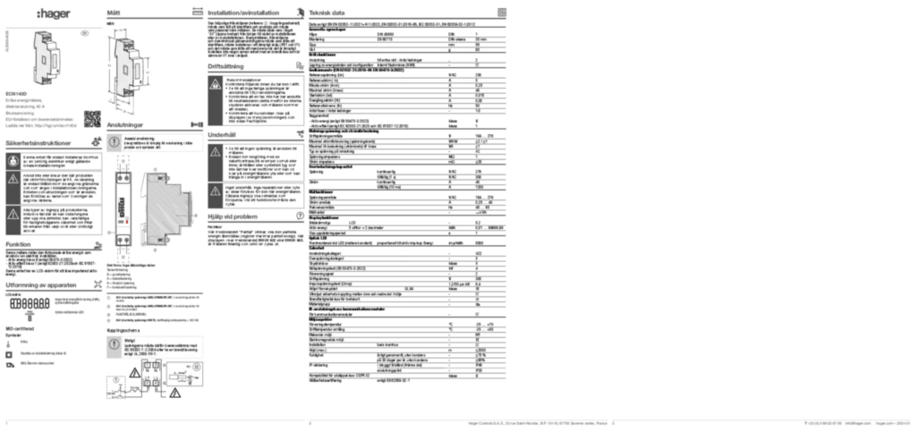 Bild Manual sv-SE, nn-NO 2024-01-16 | Hager Sverige