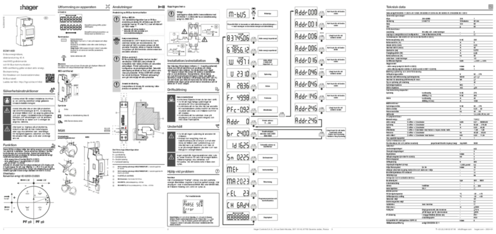Bild Manual sv-SE, nn-NO 2024-01-16 | Hager Sverige