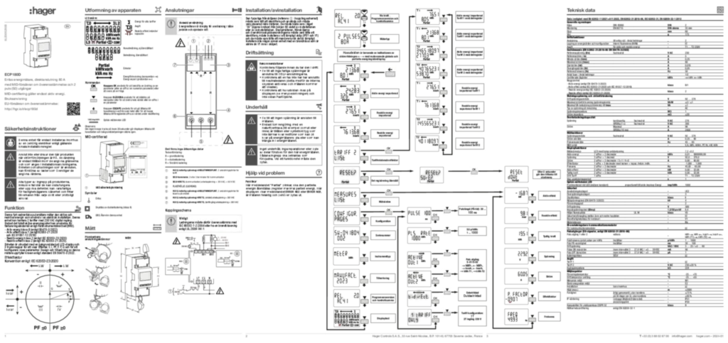 Bild Manual sv-SE, nn-NO 2024-01-16 | Hager Sverige