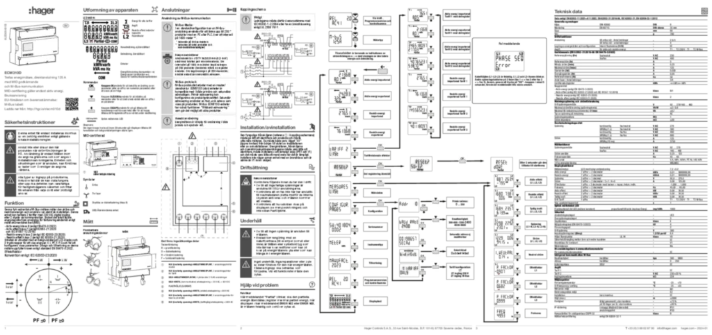 Bild Manual sv-SE, nn-NO 2024-01-31 | Hager Sverige