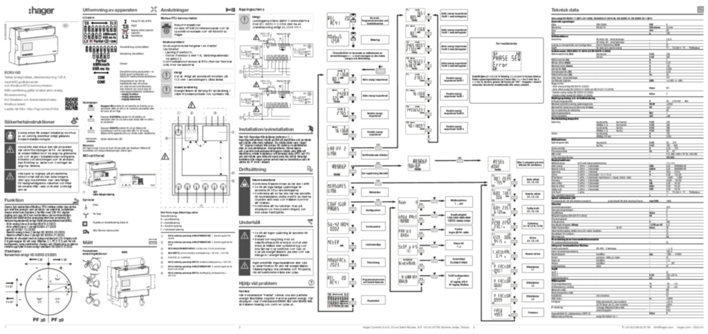 Bild Manual sv-SE, nn-NO 2024-01-31 | Hager Sverige