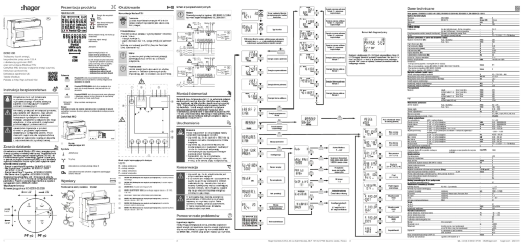 Zdjęcie Instrukcja obsługi pl-PL, ar 2024-01-31 | Hager Polska