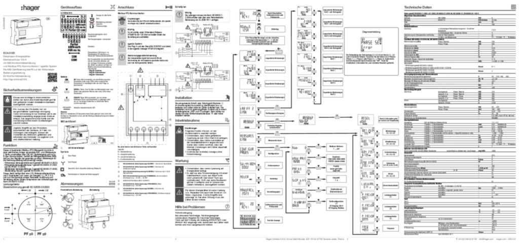 Immagine Manuale de-DE, en-GB 2024-01-29 | Hager Italia