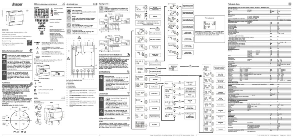 Bild Manual sv-SE, nn-NO 2024-01-31 | Hager Sverige