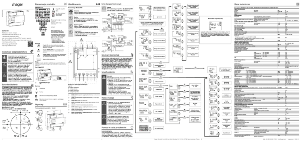 Zdjęcie Instrukcja obsługi pl-PL, ar 2024-01-31 | Hager Polska