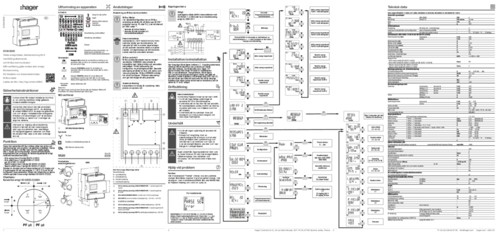 Bild Manual sv-SE, nn-NO 2024-01-12 | Hager Sverige