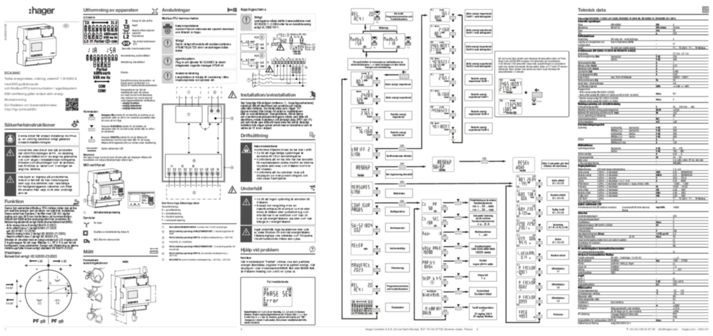 Bild Manual sv-SE, nn-NO 2024-01-31 | Hager Sverige