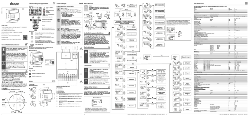 Bild Manual sv-SE, nn-NO 2024-01-31 | Hager Sverige