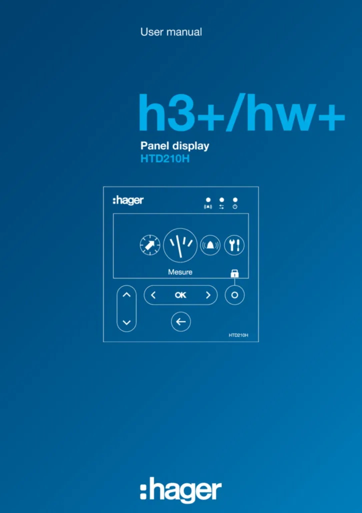 Afbeelding User manual | Hager Nederland