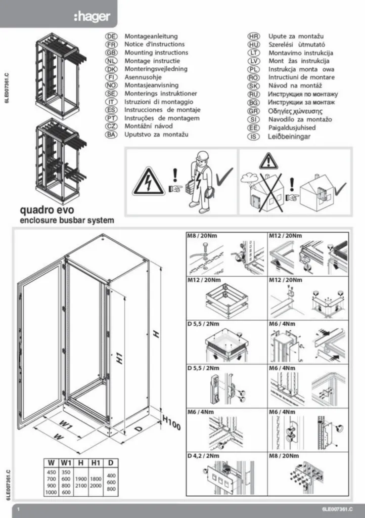 Image Guide d'installation  International 2024-04-11 | Hager France