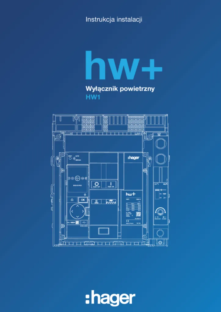 Zdjęcie PL_6LE007893A_Wyłącznik powietrzny_HW1_Instrukcja instalacji | Hager Polska