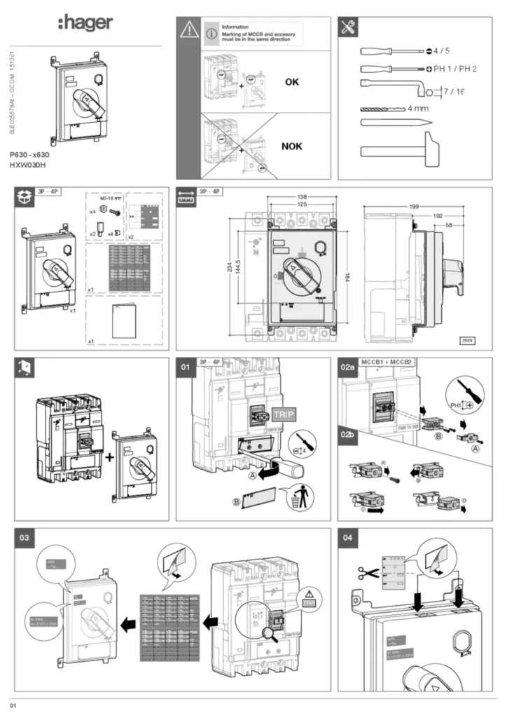 Εικόνα Instruction manual International 2024-10-01 | Hager