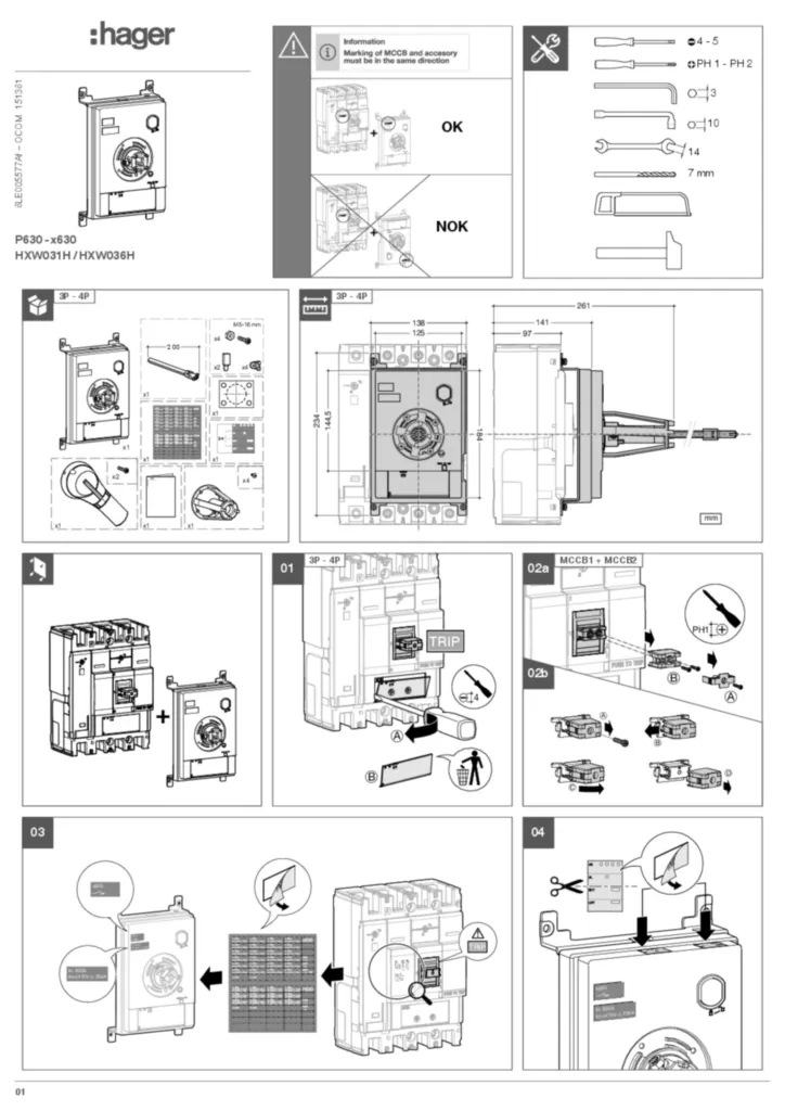 Εικόνα Instruction manual International 2024-10-01 | Hager