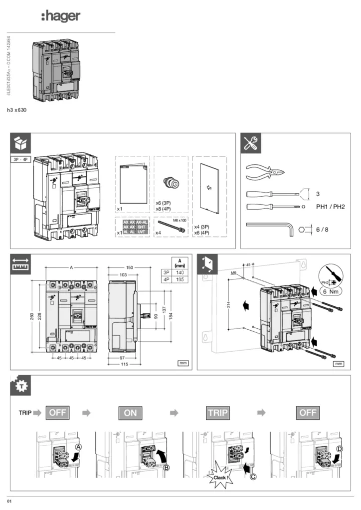 Immagine Manuale di installazione International 2024-10-29 | Hager Italia