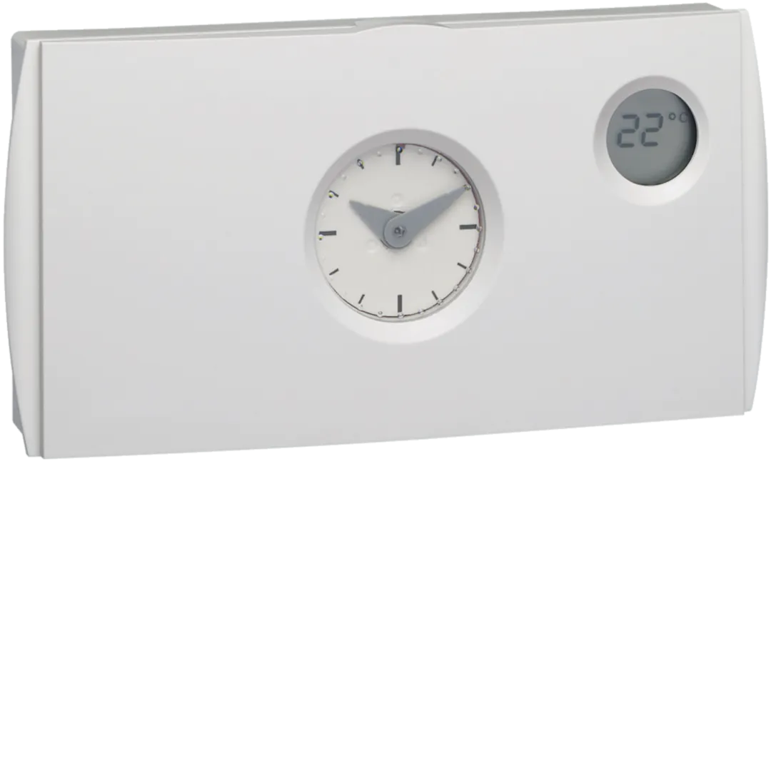 56511 - Thermostat ambiance prog analog chauf eau chaude 2 fils sur 24h alim piles