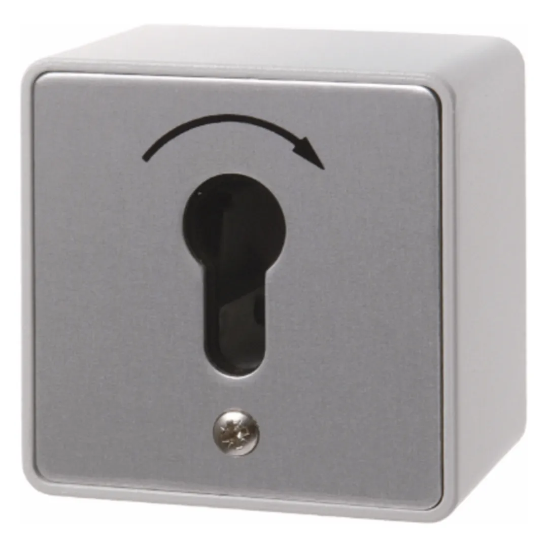 4448 - Schlüsseltaster Ap für Profil-Halbzylinder Druckguss IP44