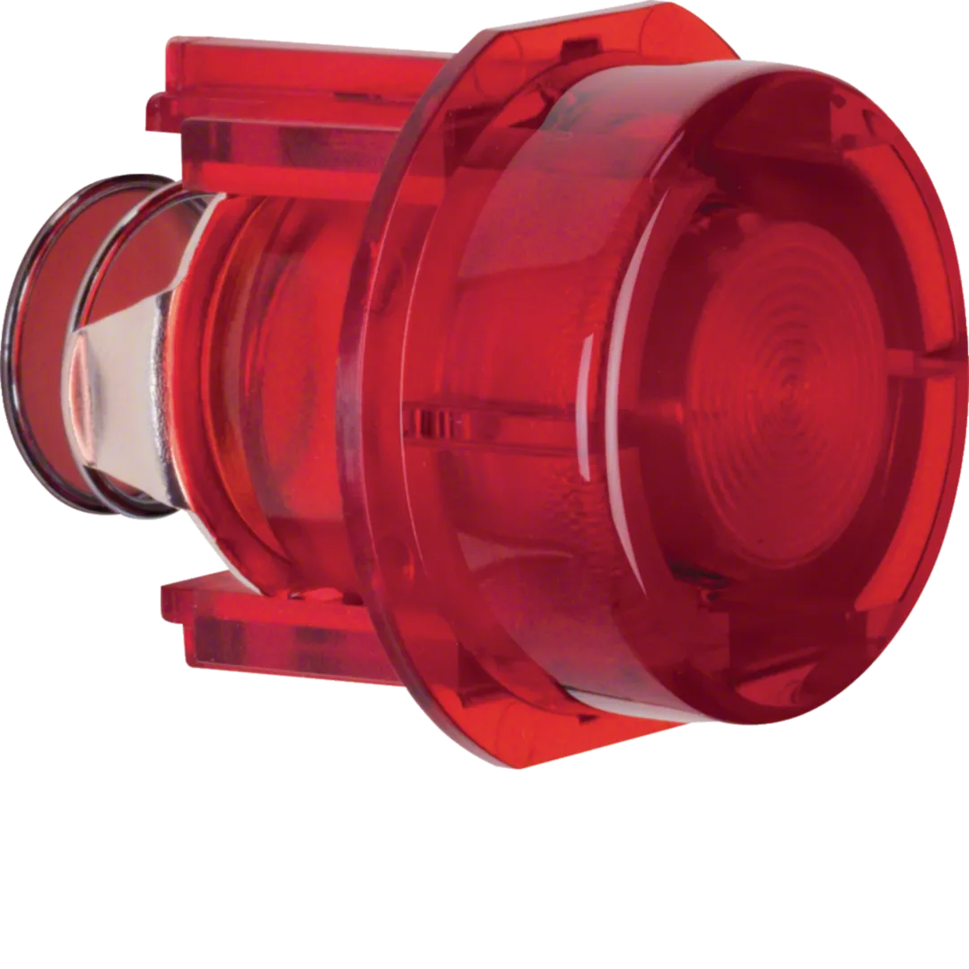 1279 - Impulsdrukknop voor drukknop/lichtsignaalelement E10, rood transp.