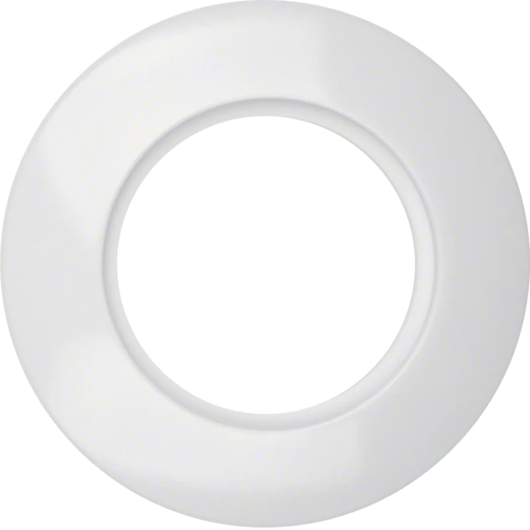 138109 - Plaque de recouvrement 1 poste, Serie 1930, blanc polaire brillant