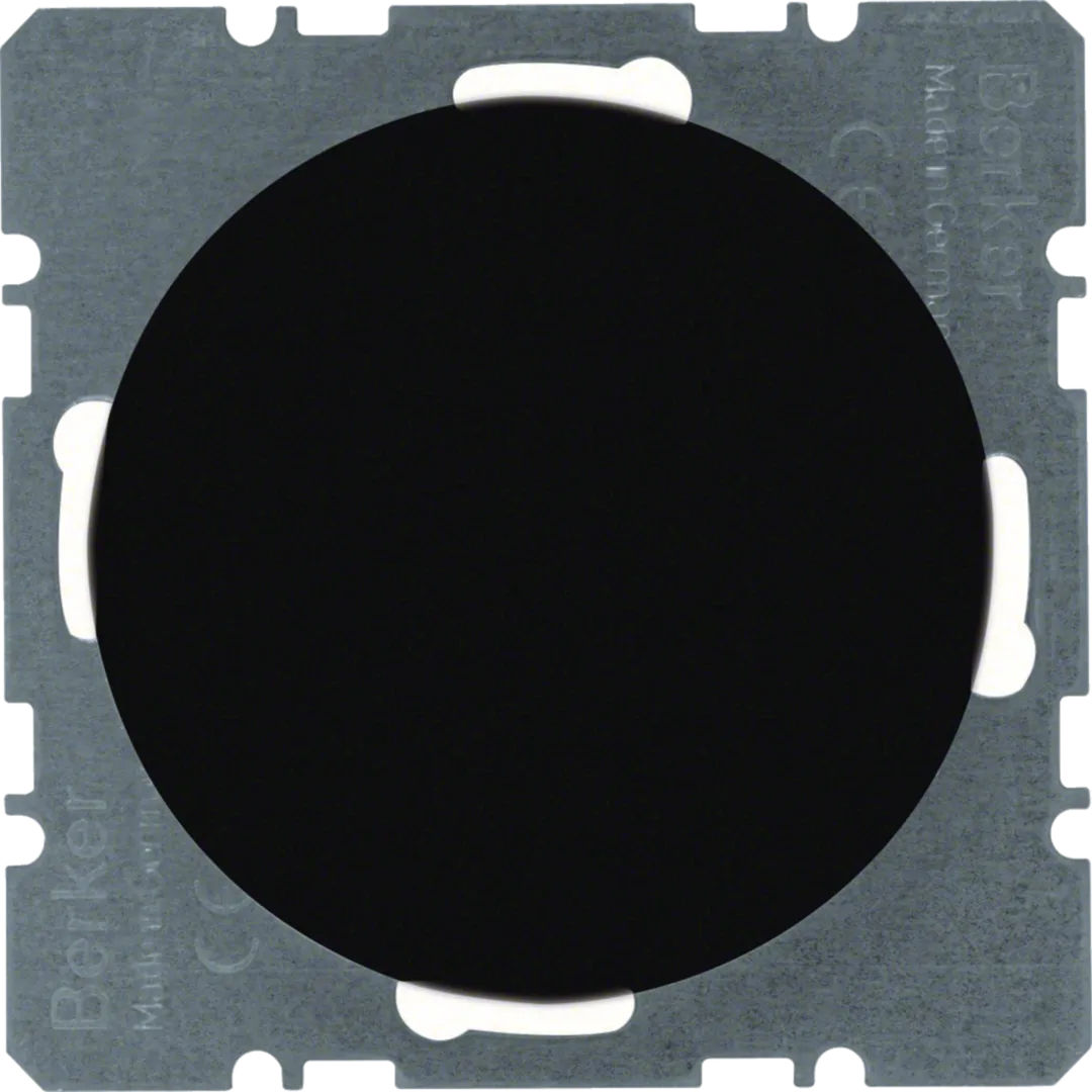 10092045 - Blindverschluss mit Zentralstück R.1/R.3 schwarz, glänzend