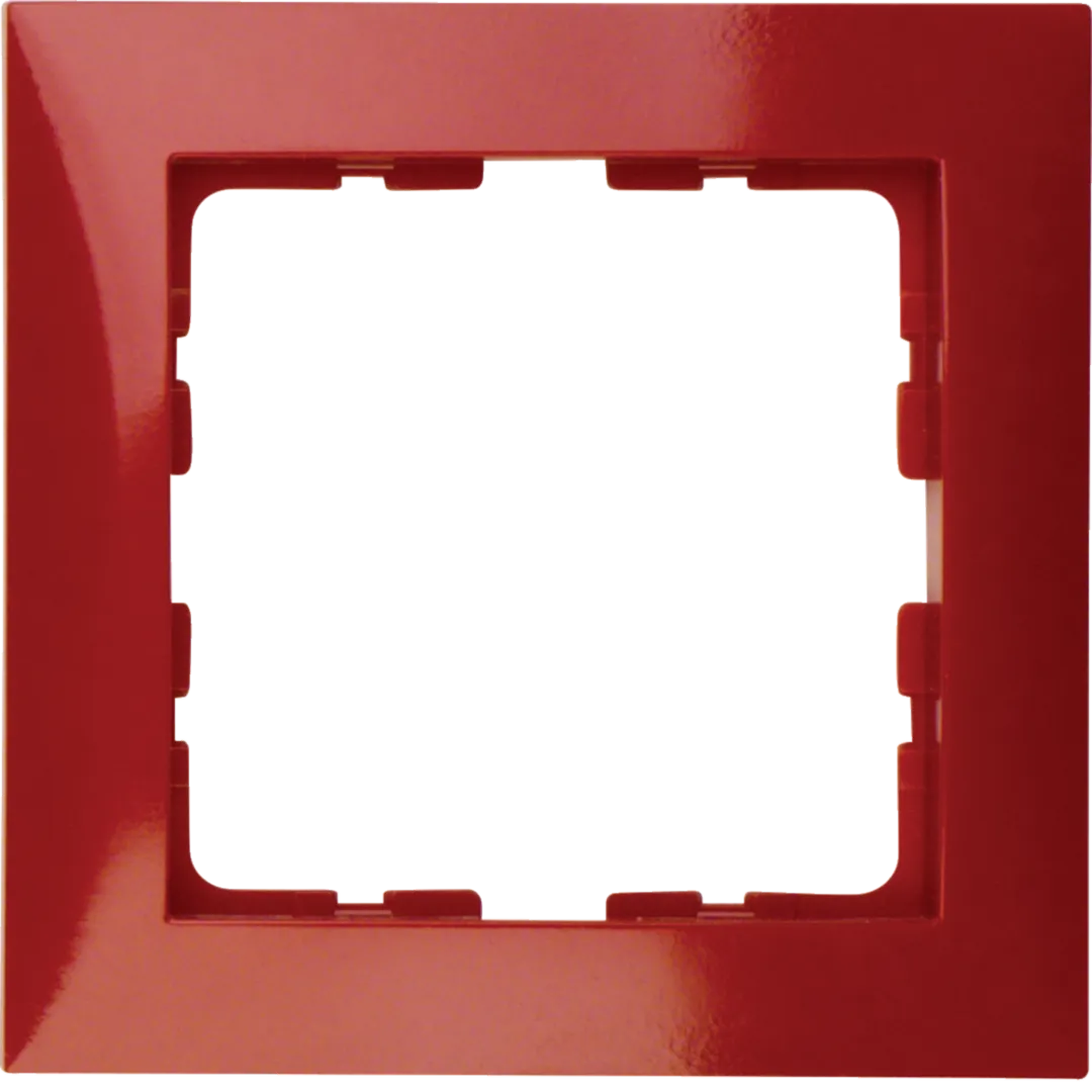 10118962 - Afdekraam 1-v, berker S.1, rood glz.