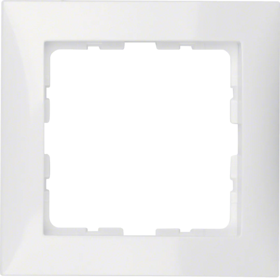 10118989 - Plaque de recouvrement 1 poste, S.1, blanc polaire brillant