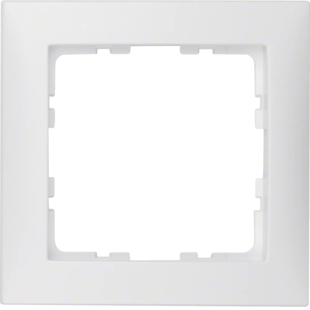 10119909 - Plaque de recouvrement 1 poste, S.1, blanc polaire mat