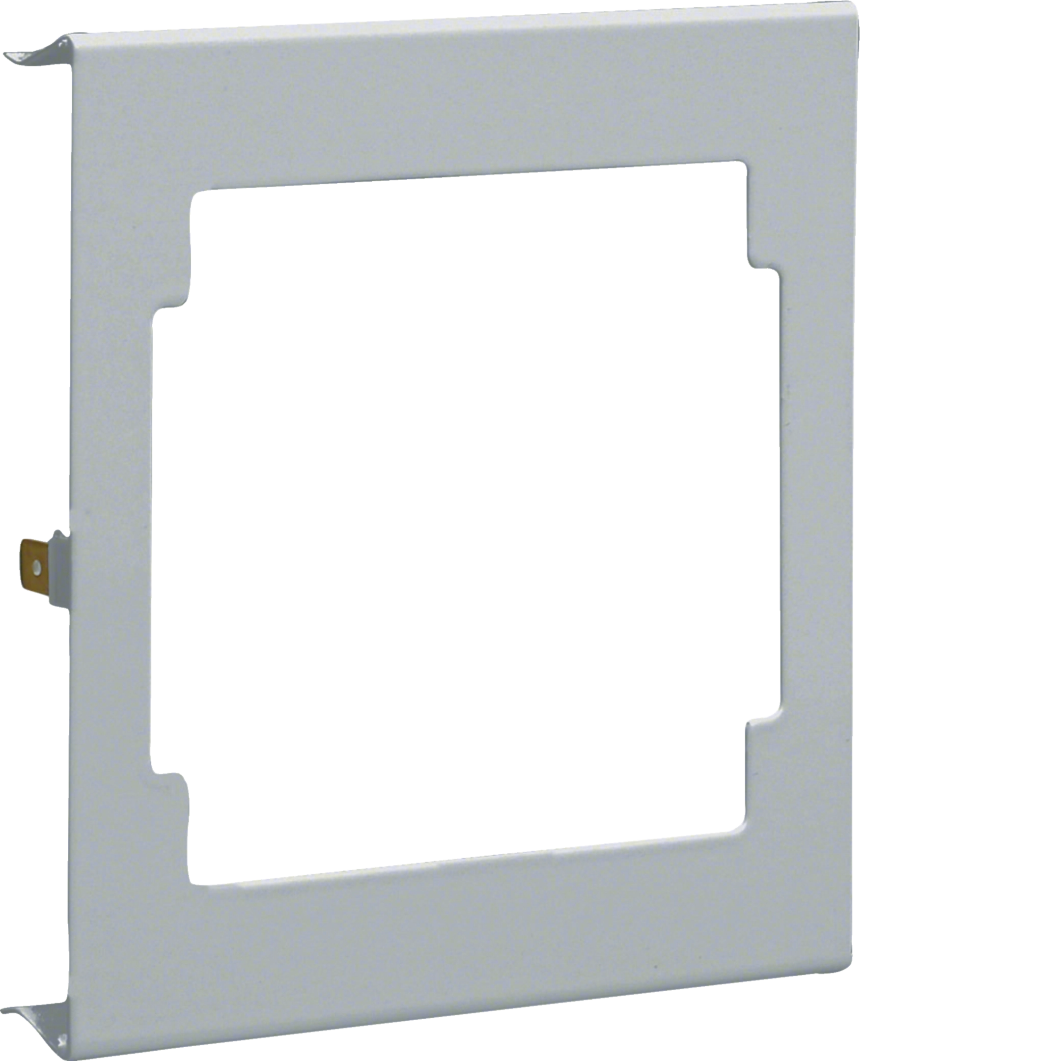 Blende CEE-Steckdose aus Stahlblech zu BRS Oberteil 120mm verzinkt