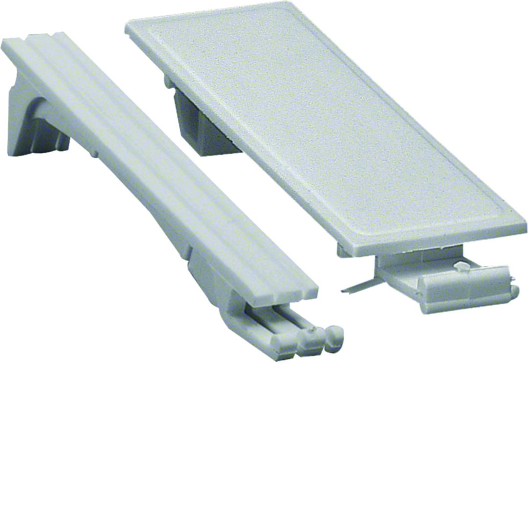 Modultakaró 10x1M + 2x0,5M RAL9010 krémfehér műanyag fehér 18mm x 60mm x S Hager
