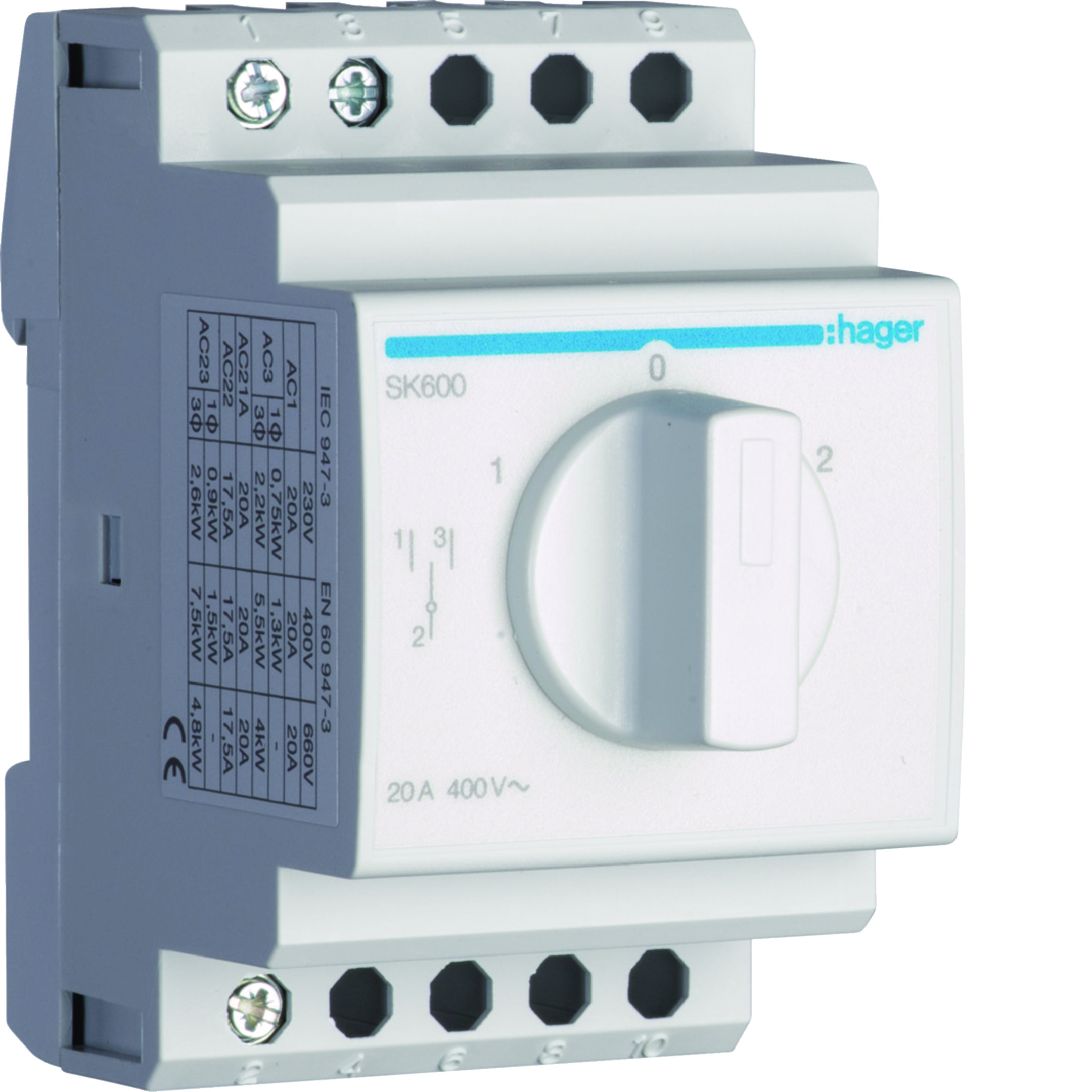 INVERTITORE UNIPOLARE - 1NA 3M