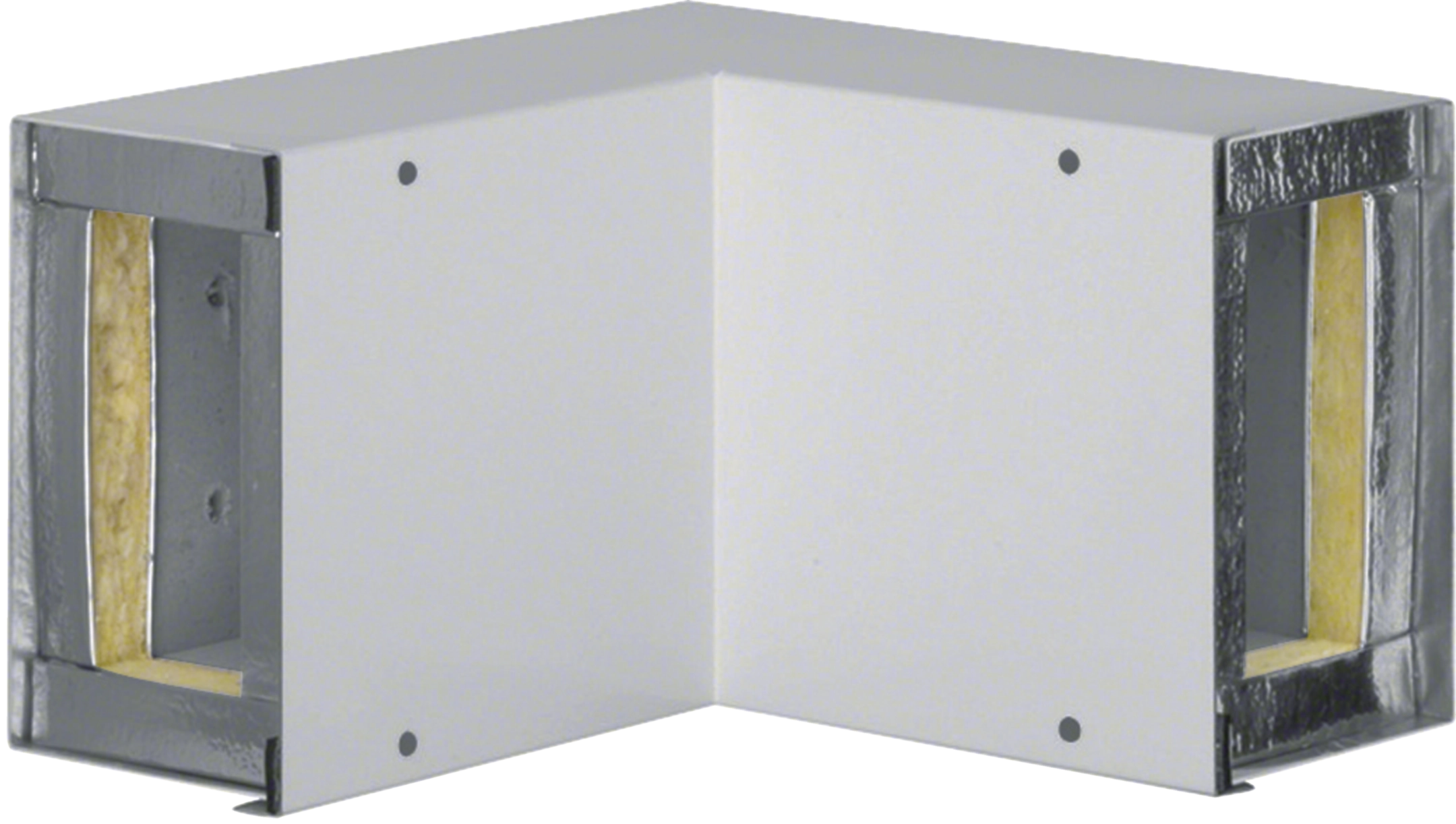 Inneneck zu Brandschutzkanal FWK 3E Funktionserhalt E30 50x110mm verzinkt