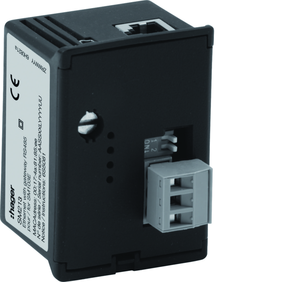 Ethernet modul  Jbus/Modbus SM103E-hez  SM Hager