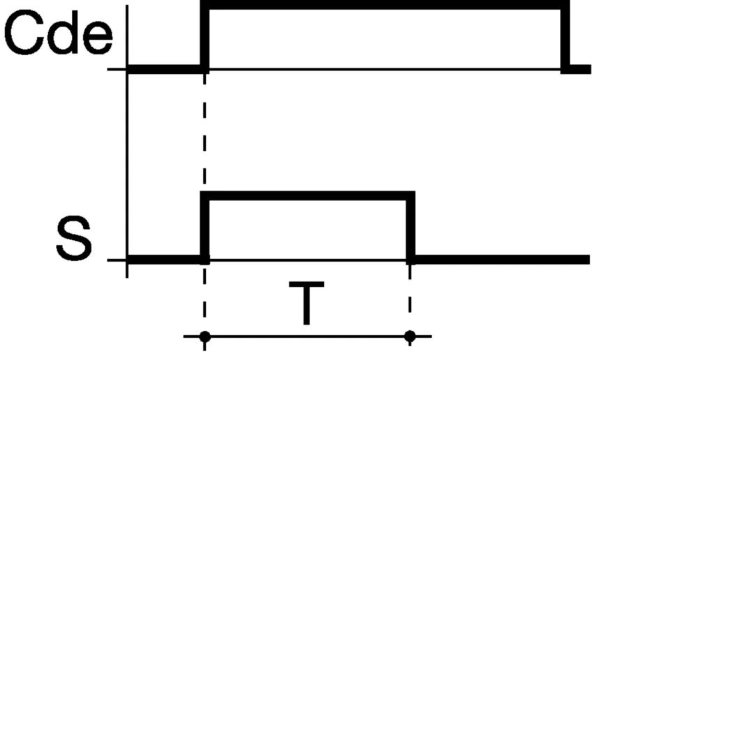 EZN003 - Inkopplingsswitch  1 växlande kontakt (potentialfri),  10 A - 230 V AC.