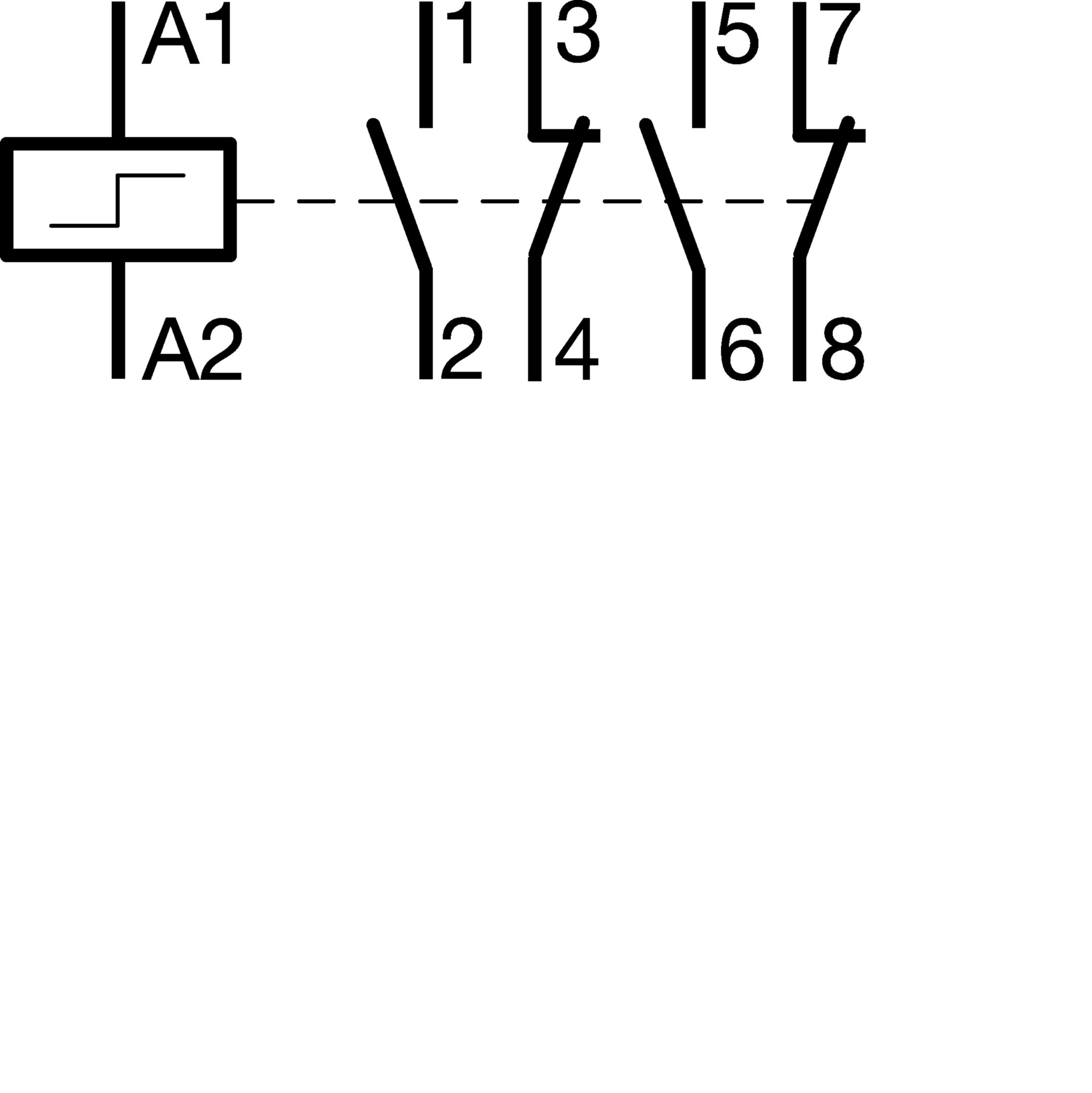 RELE' PASSO-PASSO 16A 230V 2NA+2NC 2M