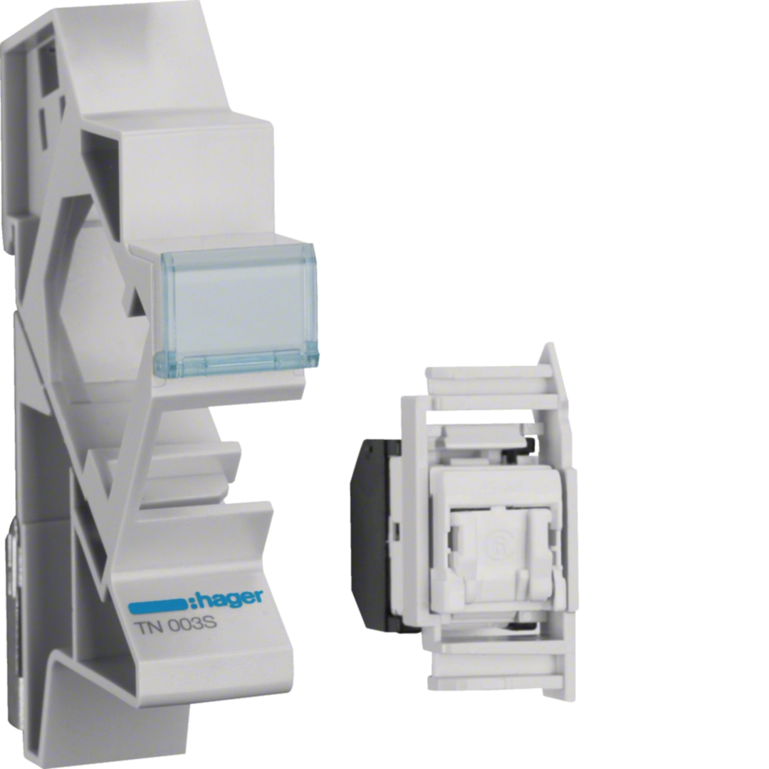 TN003S - RJ45-connector Cat 6 UTP + modulaire houder