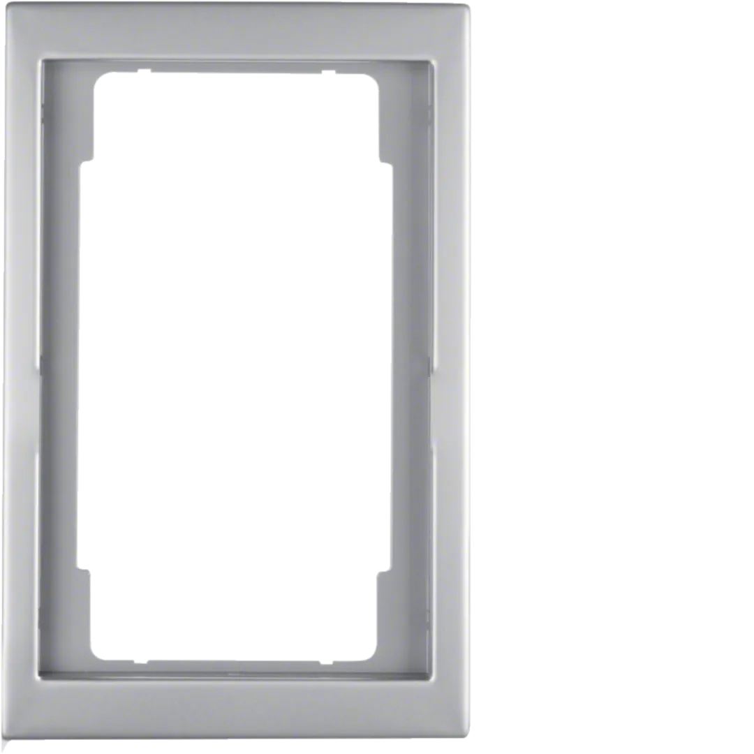13097004 - Plaque de recouvrement avec grande découpe, K.5, acier inoxydable, métal mat