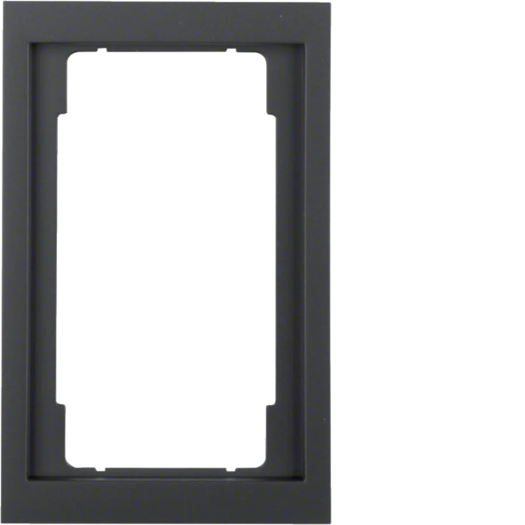 13097006 - Plaque de recouvrement avec grande découpe, K.1, anthracite mat, laqué