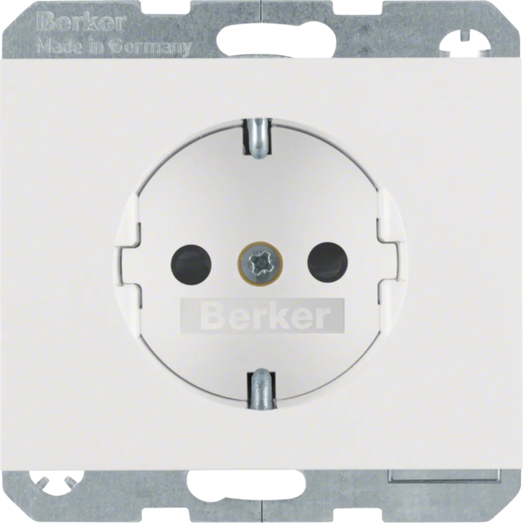 Berker Schuko USB Ladesteckdose 2fach UP S1 reinweiß matt 260209 