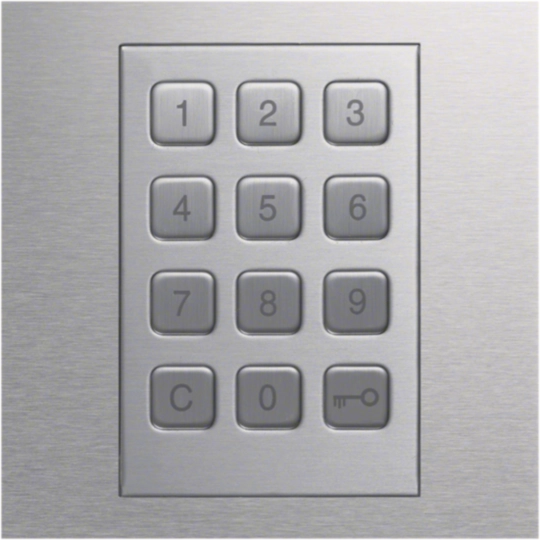 DLM-256 Tastatur Modul für Display-Ruf EB i2Audio Edelstahl matt MODESTA